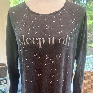 Victoria’s Secret XS EUC Nightshirt Pajamas Night Gown Dark Gray Super Soft